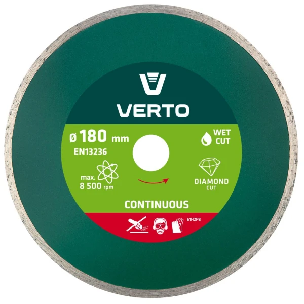 Disc diamant continu 180x22.2 mm Verto x image