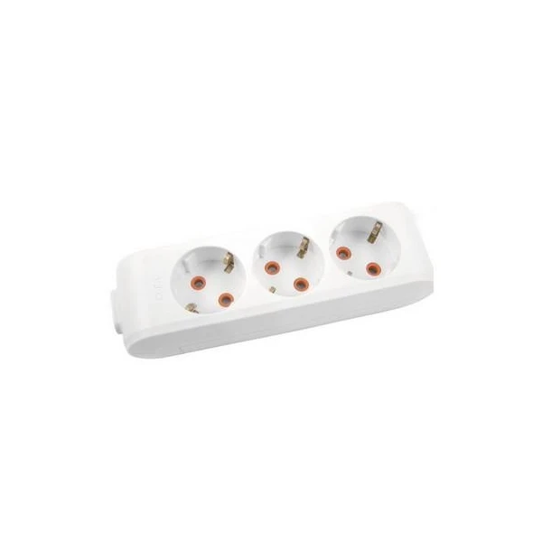 Bloc 3 prize cu impamintare Multi- Let Viko by Panasonic. Alb image