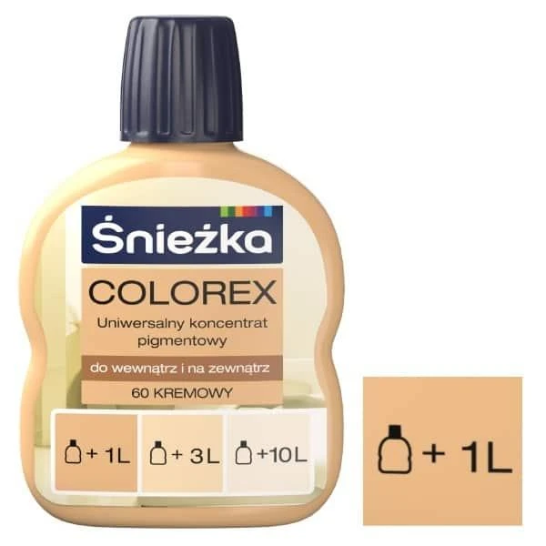 Pigment universal Colorex Sniezka. N60 Cream. 100 ml image