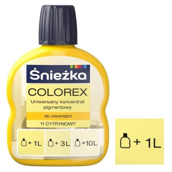 Pigment universal Colorex Sniezka. N11 Galben lamaie. 100 ml image