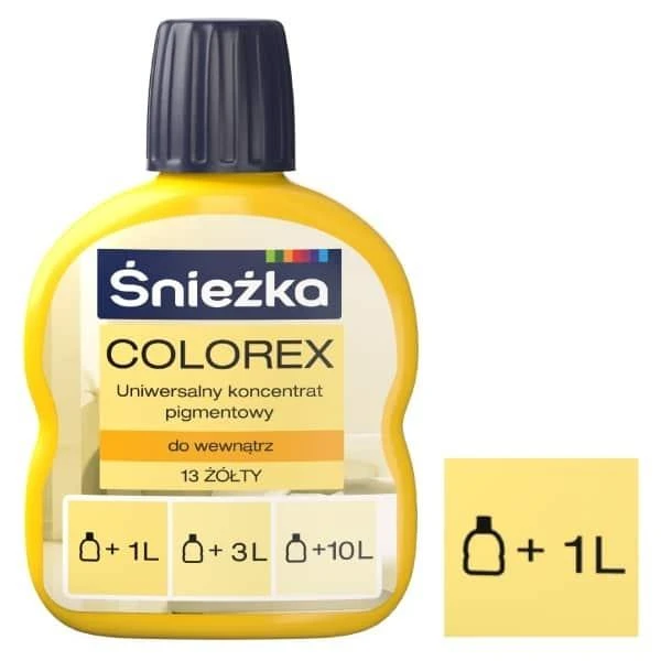 Pigment universal Colorex Sniezka. N13 Galben. 100 ml image