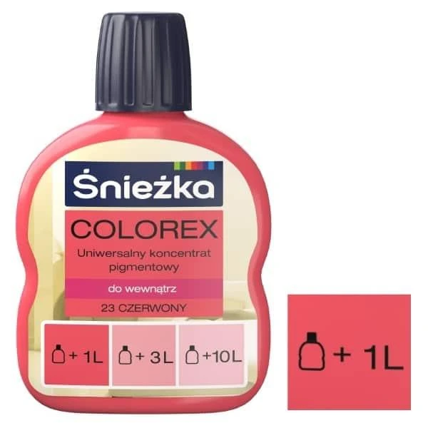 Pigment universal Colorex Sniezka. N23 Rosu. 100 ml image