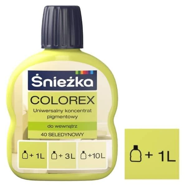 Pigment universal Colorex Sniezka. N40 Verde deschis. 100 ml image