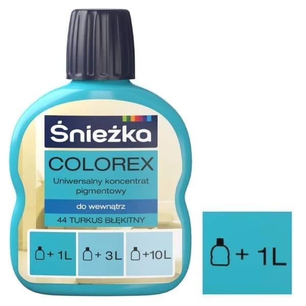 Pigment universal Colorex Sniezka. N44 Turcoaz albastru. 100 ml image