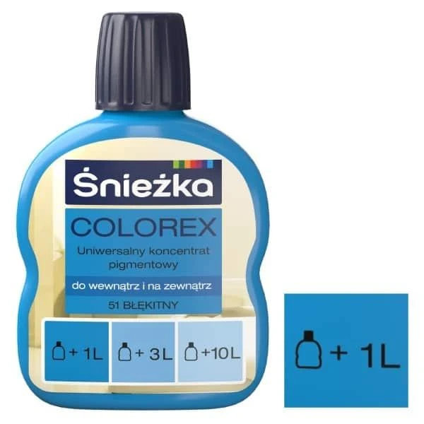 Pigment universal Colorex Sniezka. N51 Albastru ceresc. 100 ml image