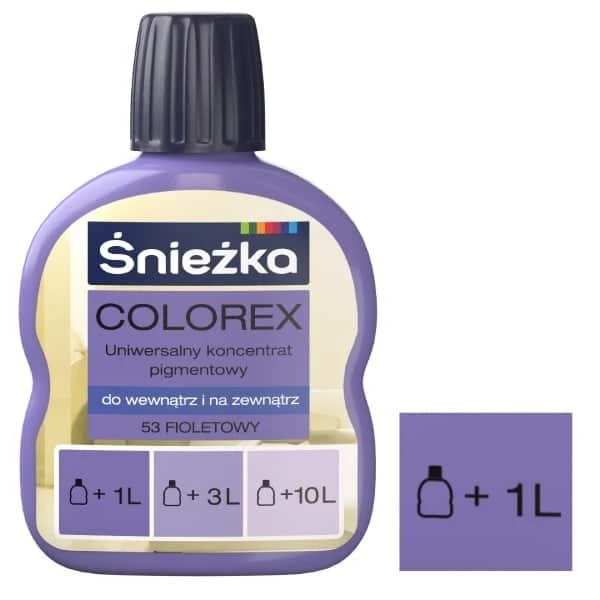 Pigment universal Colorex Sniezka. N53 Violet. 100 ml image