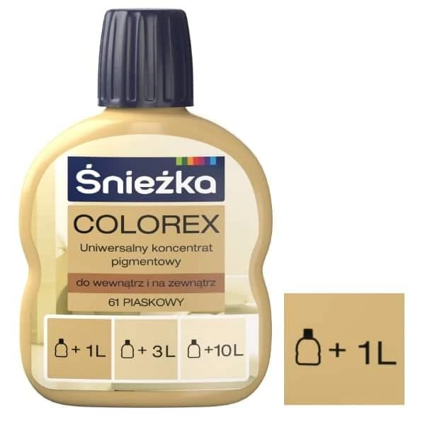 Pigment universal Colorex Sniezka. N61 Bej nisip. 100 ml image
