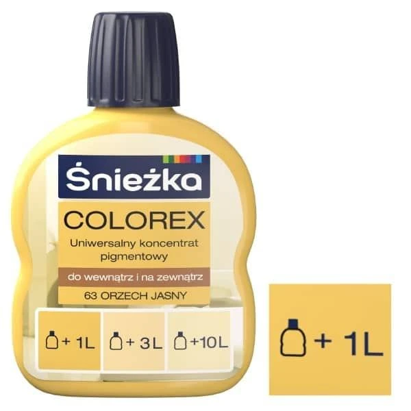 Pigment universal Colorex Sniezka. N63 Nuc deschis. 100 ml image