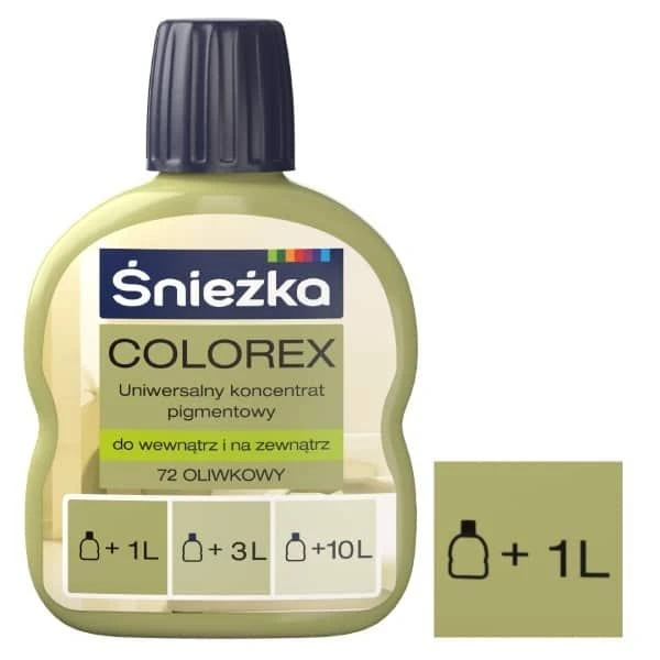 Pigment universal Colorex Sniezka. N72 Culoarea maslinului. 100 ml image