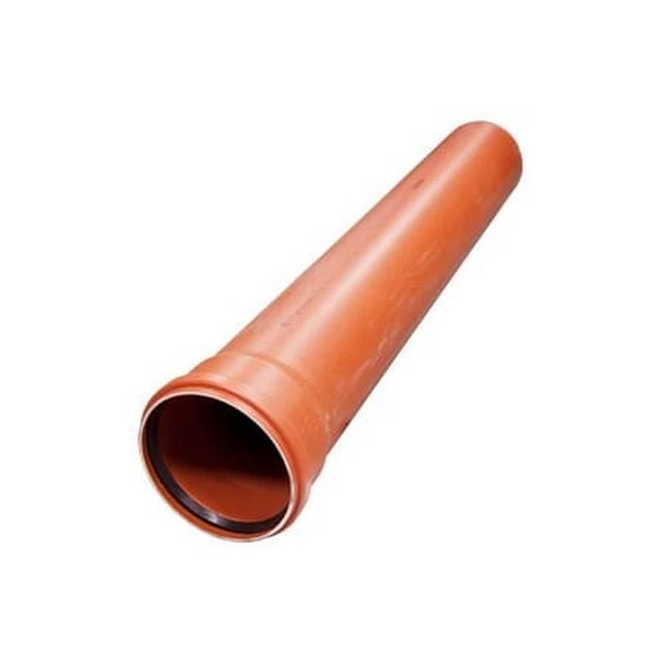 Teava PVC pentru canalizare SN4 Tehnoworld. Oranj. 160 х 4.0 x 4000 mm. image