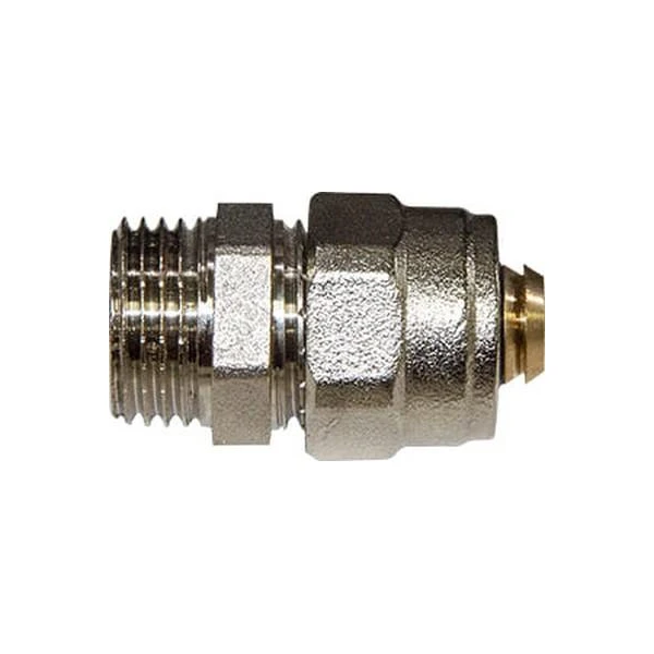 Муфта переходная для металопласта d16х1/2'Н. латунь. EMIRPLAST image