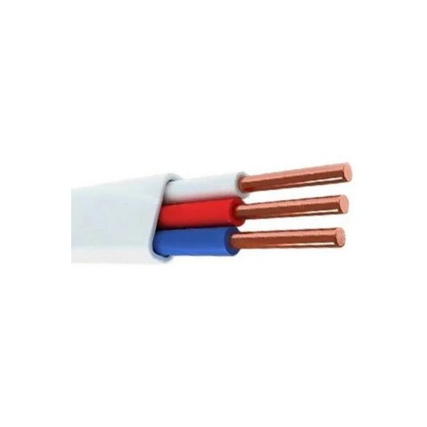 Cablu electric SVVP ОдесаГОСТ. 3 x 1.5 mm2. Alb. 1 rola - 100 m. image