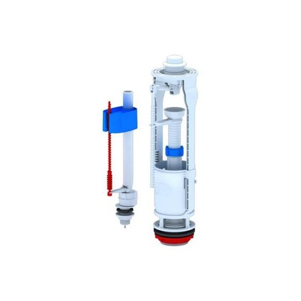 Mecanism WC. alim-evac.. alimentare inferioara 1/2'. plastic. buton alb. Aniplast 'WC6550' image