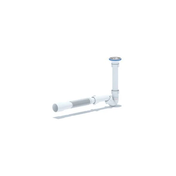 Sifon p/u bideu 1 1/4 x 32 drept cu teava flexibila 32 x 40/50. Aniplast 'BD1016' image