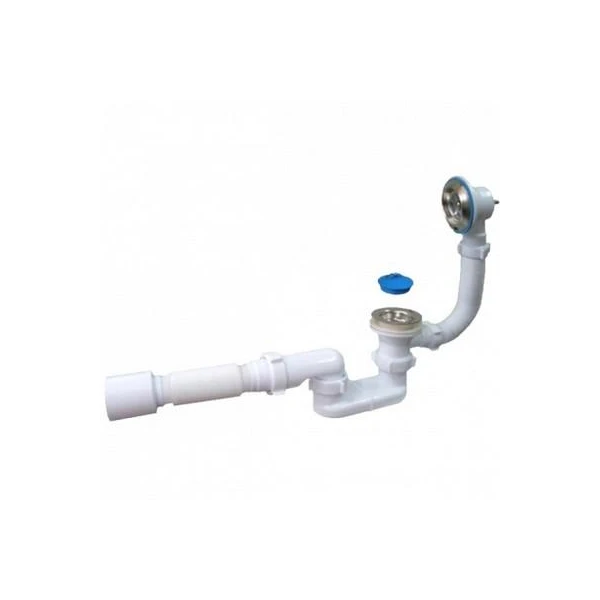 Sifon ANI pentru cada cu preaplin. reglabil 1 1/2' cu teava flexibila 40 x 50. Aniplast 'E056EU' image