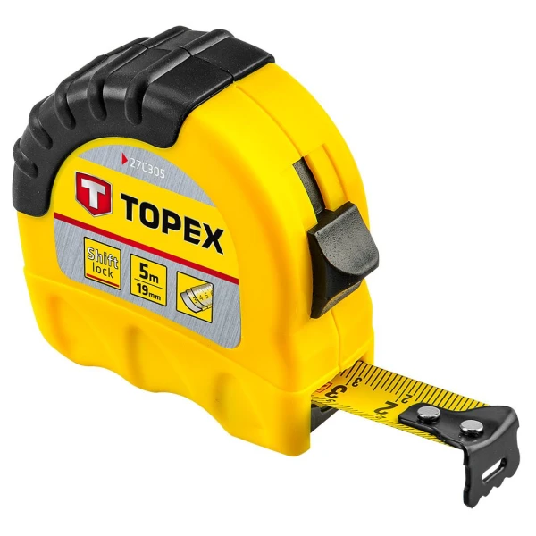 Ruleta Topex 27C305. Fixator Shiftlock. 5 m x 19 mm. image