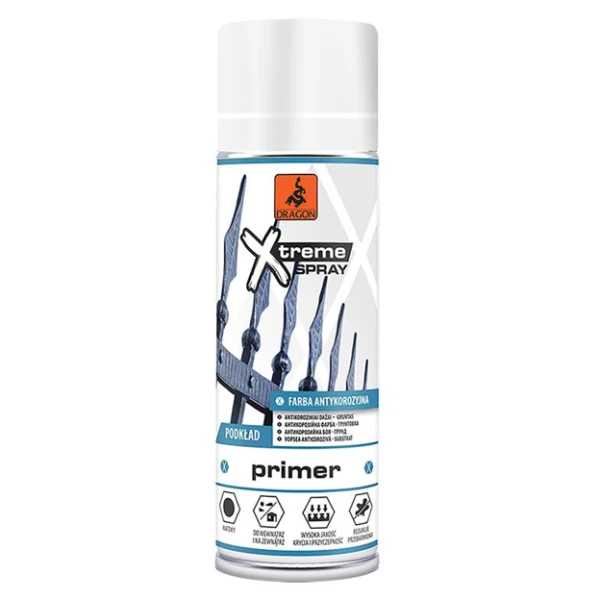 Vopsea-grund, spray, alb, 400 ml, DRAGON image