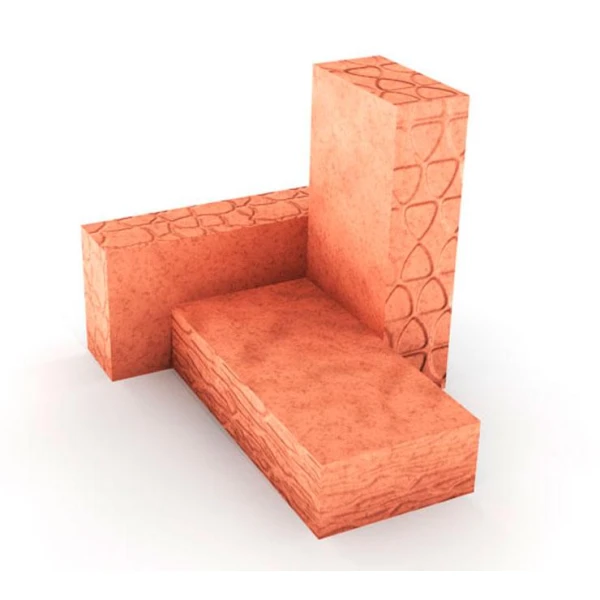 Caramida pentru sobe plina cu decor 205 x 100 x 50 mm image