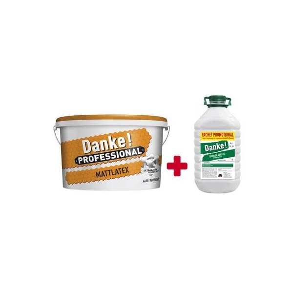 Vopsea lavabila pentru interior Mattlatex DANKE. Alba. 15 l. + 4 l amorsa. image