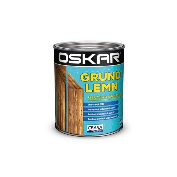 Grund pentru lemn, pe baza de apa, 2.5 l, OSKAR image