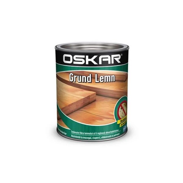 Grund pentru lemn, Incolor, 0.75 l, OSKAR image