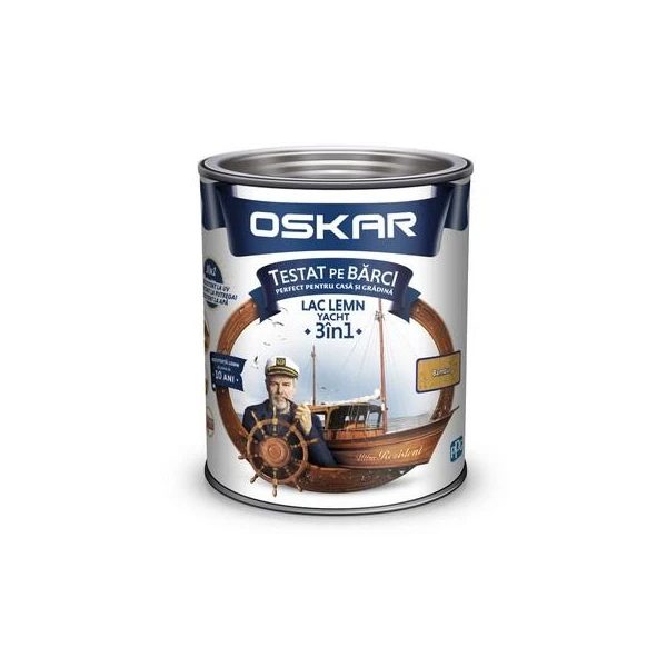 Lac pentru lemn, Bambus, 0.75 l, YACHT 3in1, OSKAR image