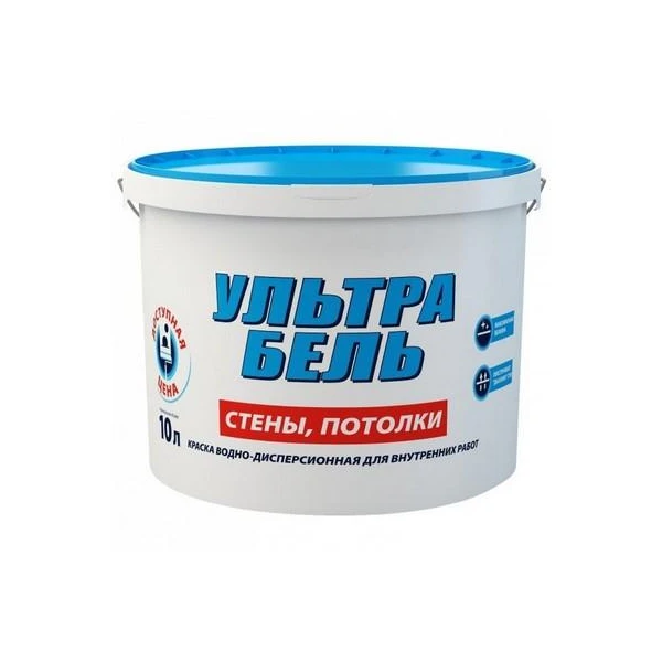 Vopsea acrilica pentru pereti si tavane Ultra Biel Sniezka. Mat. Alba. 10 l. image