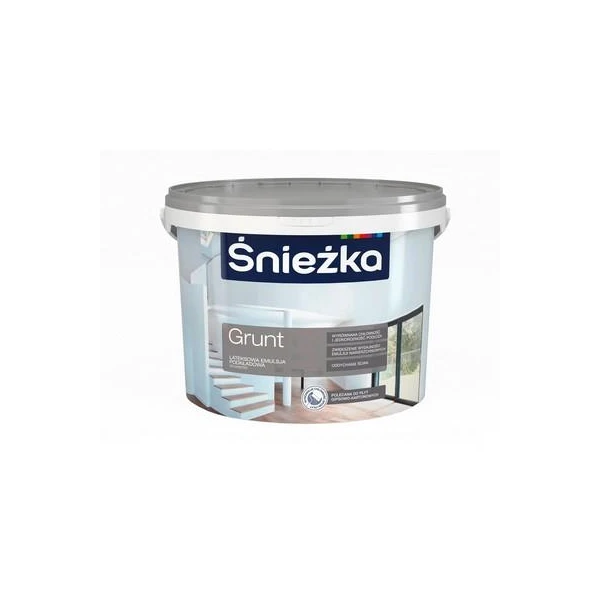 Vopsea grund pentru interior GRUNT Sniezka. Alba. 10 l. image
