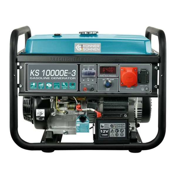 Generator electric pe benzina, 8kW, 230-400V, 440cm3, 88kg, AVR, Könner&amp;Söhnen image
