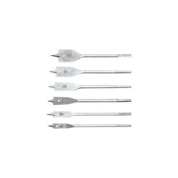 Burghie paleta pe lemn 10/12/16/18/20/25mm. 6buc.TopTools image