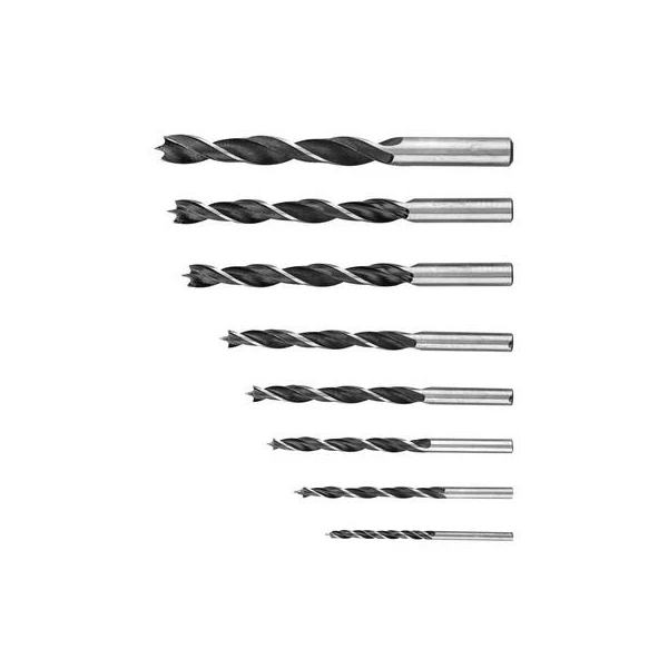 Burghiu pe lemn 3-10 mm 8buc. TopTools. image