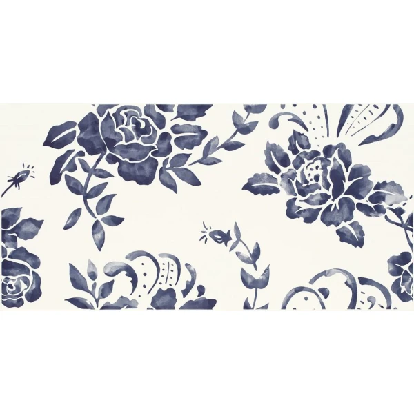Faianta, 30 × 60 × 0.9 cm, mat, PORCELANO BLUE DEKOR, G1, Paradyz image