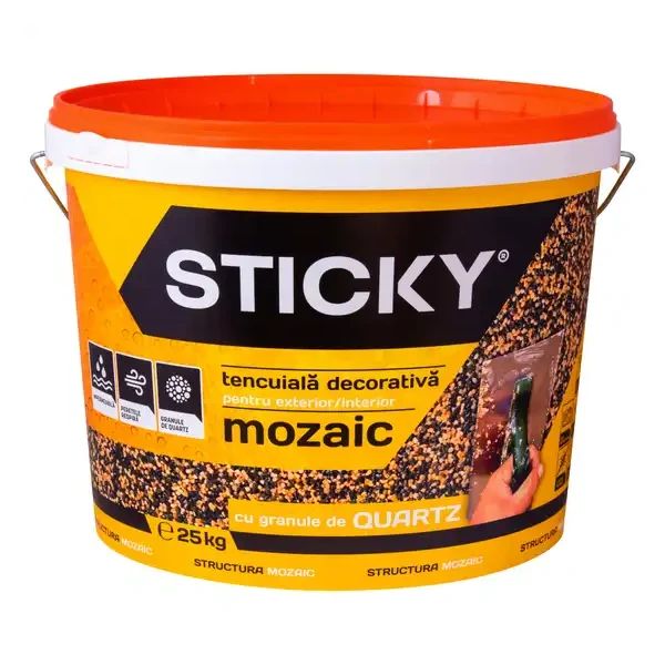 Tencuiala decorativa Mozaic M202, 25 kg, STICKY image