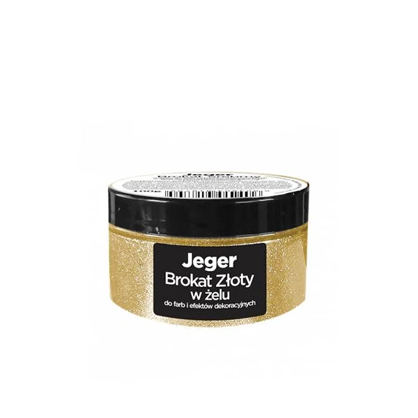 Sclipici gel pentru vopsea decorativa cu efect, Auriu, 100ml, Jeger image