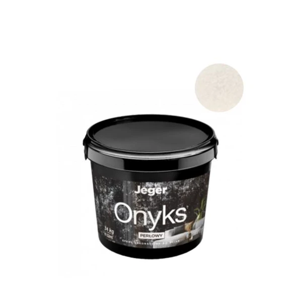 Vopsea decorativa Onyks, Ecru, 7kg, Jeger image