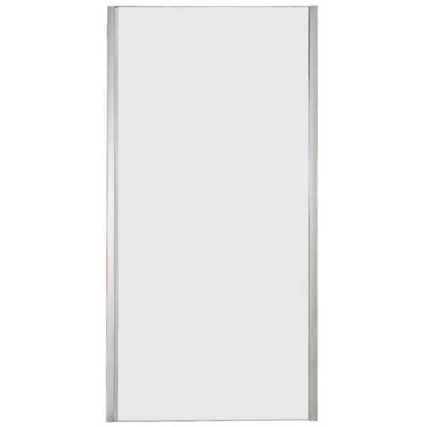 Perete dus, 75x185cm, sticla securizata 4 mm, transparent, profil cromat, ESSENNTIAL SILVER image