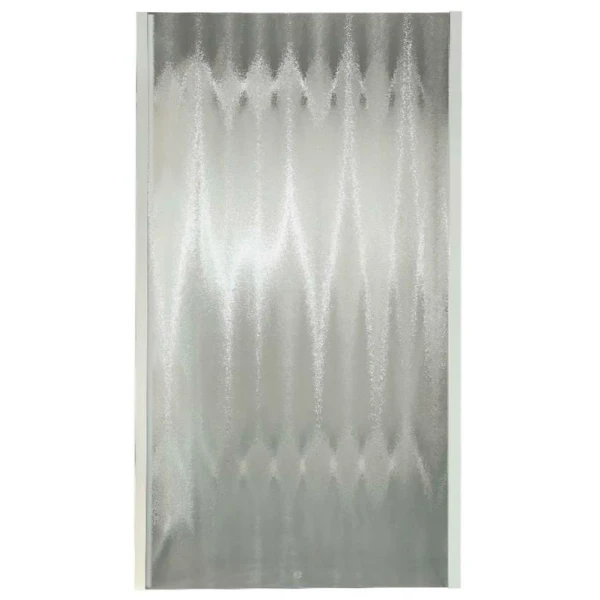 Perete dus, 90x185cm, sticla securizata 4.5mm, mata, profil alb, PLUMIN BIANCO image