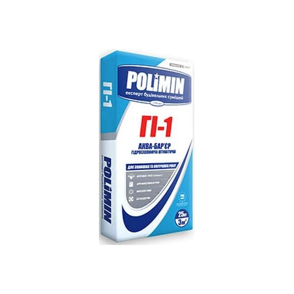Mortar hidroizolant GI-1 POLIMIN. AQUA BARRIER. 25 kg. image