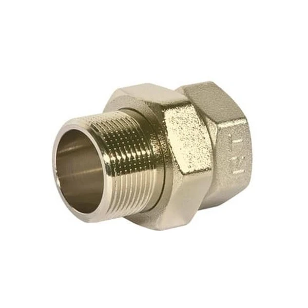 Racord olandez direct, cu piulita 3/4"M, cu canelura, filet interior - filet exterior, MPN image