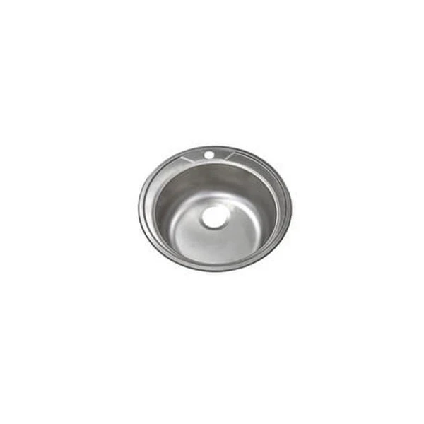 Chiuveta incastrabila rotunda ASIL. Inox. Fara picurator. 510 x 170 mm. 0.6 mm. image