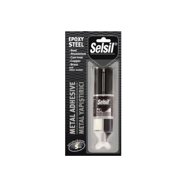 Adeziv epoxidic pentru metal Selsil 5 min. 28 g. image