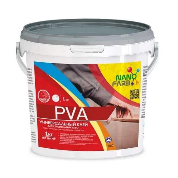 Adeziv universal PVA Nanofarb. 1 kg. image