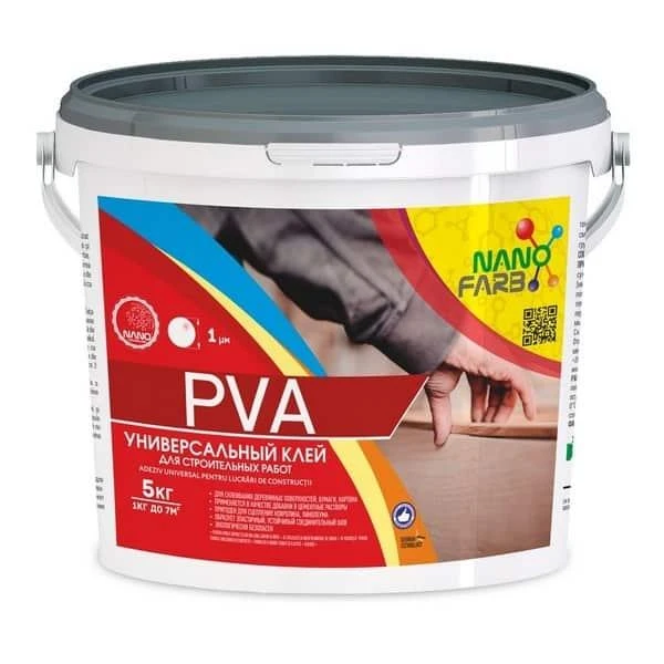 Adeziv universal PVA Nanofarb. 5 kg. image