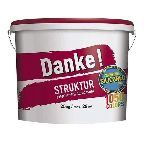 Tencuiala decorativa, alba, 25kg, Struktur DANKE image