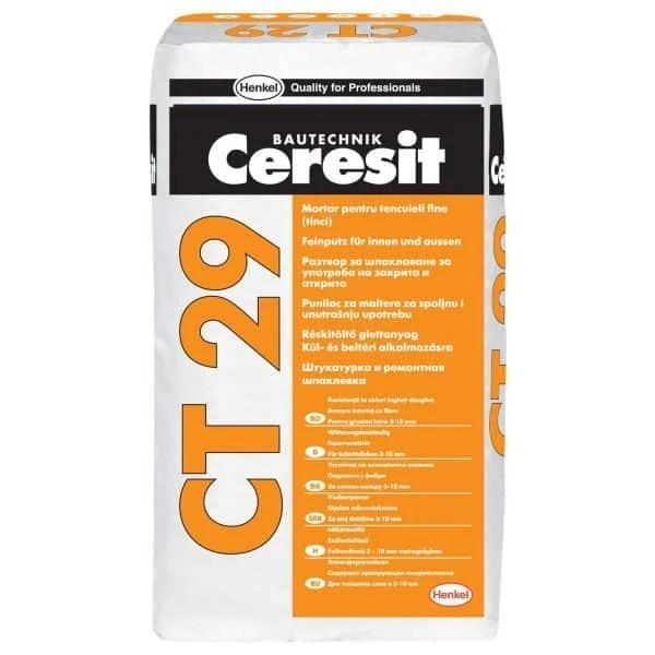 Tencuiala, baza de ciment, CT 29, 25kg, Ceresit image