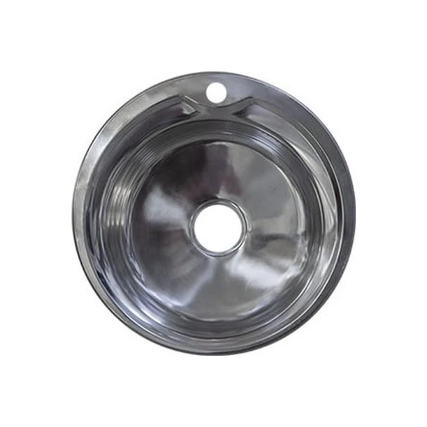 Chiuveta incastrabila rotunda Rubano. Inox. Fara picurator. 510 x 160 mm. 0.6 mm. image