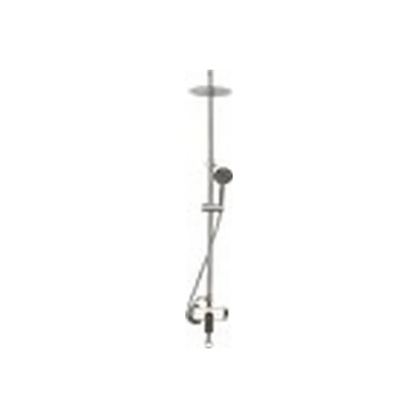Sistem de dus cu baterie, crom, inox, RUBANO image