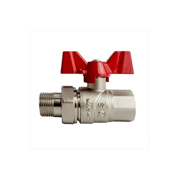Robinet cu bila si olandeza MF 1/2''. armat. fluture. Rubano image
