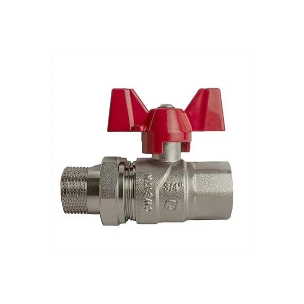 Robinet cu bila si olandeza MF 3/4''. armat. fluture. Rubano image