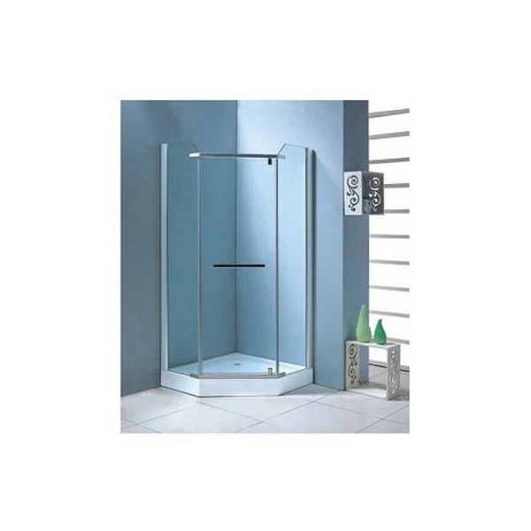 Cabina de dus 900X900X2000. cada joasa. forma pentagonala. sticla transparenta. MPN image